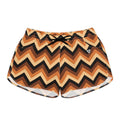 Women's Multipurpose Athletic Shorts with Pockets | Copper Chevron