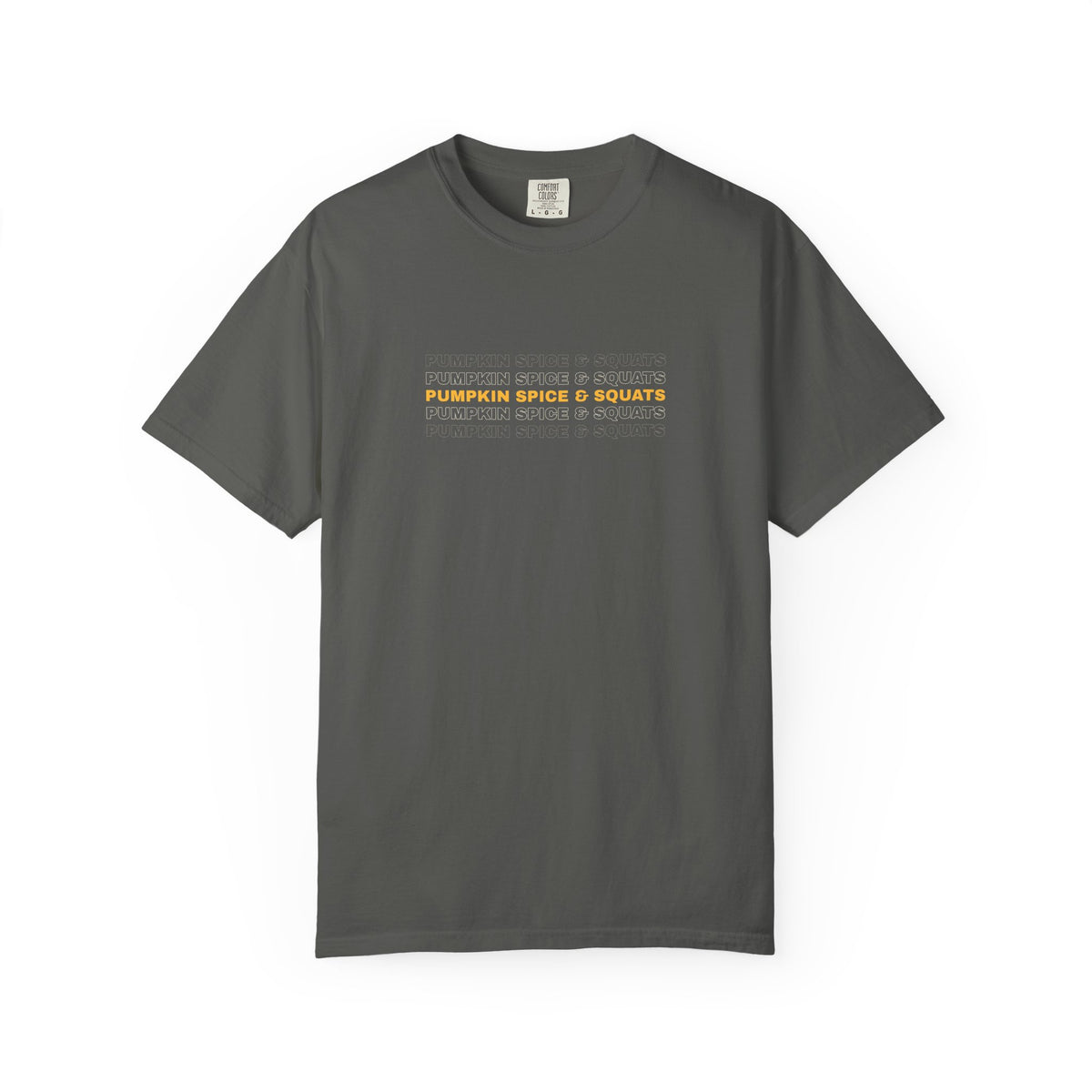 Pumpkin Spice & Squats | Women's Garment-Dyed Graphic Tee
