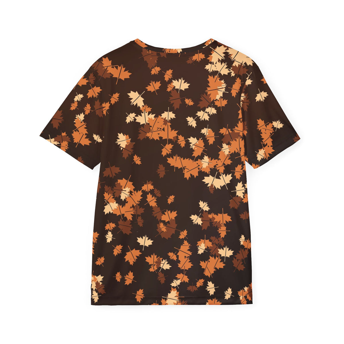 Copper Falling Leaves Multipurpose Athletic Shirt