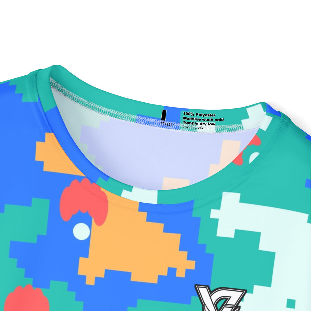 Yoga Sea Glass Pixel Camo Men's Sports Jersey