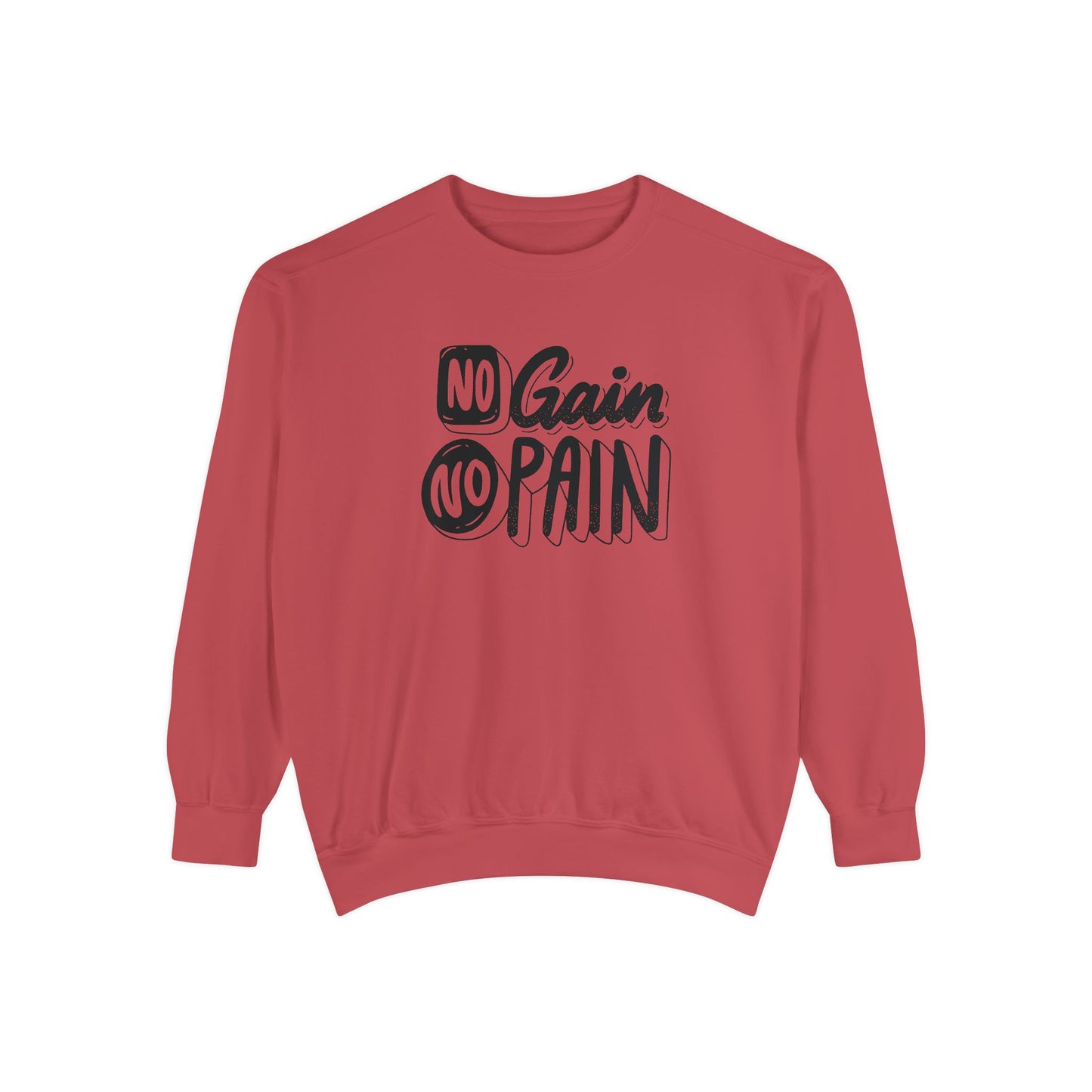 No Gain No Pain Sweatshirt | Motivational Fitness Crewneck