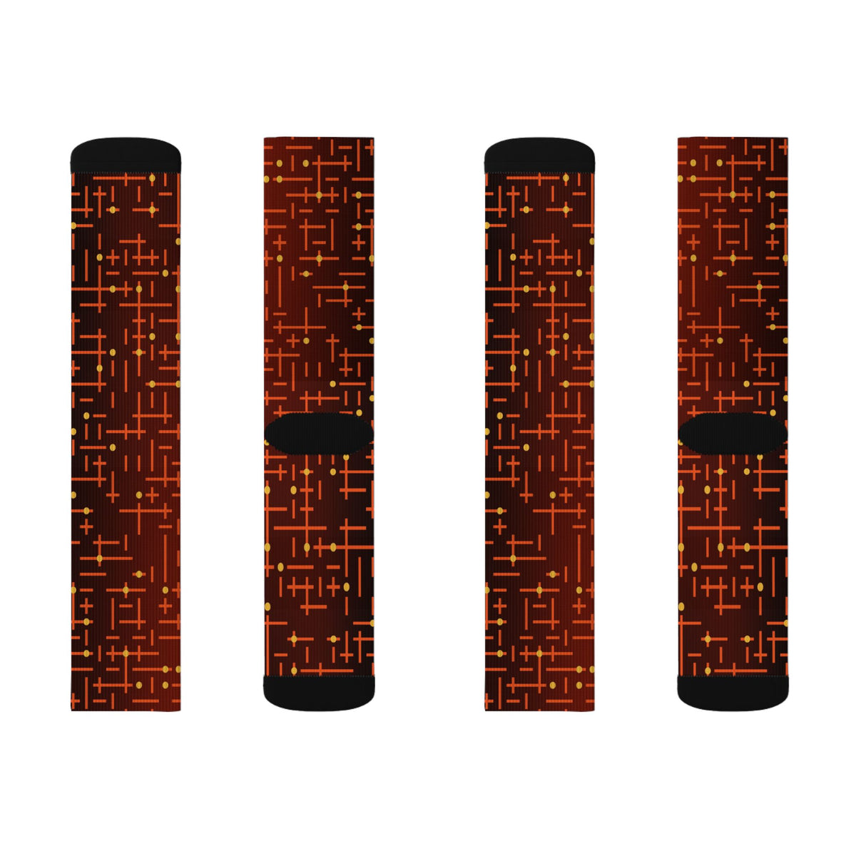 Ember Circuit Athletic Crew Socks