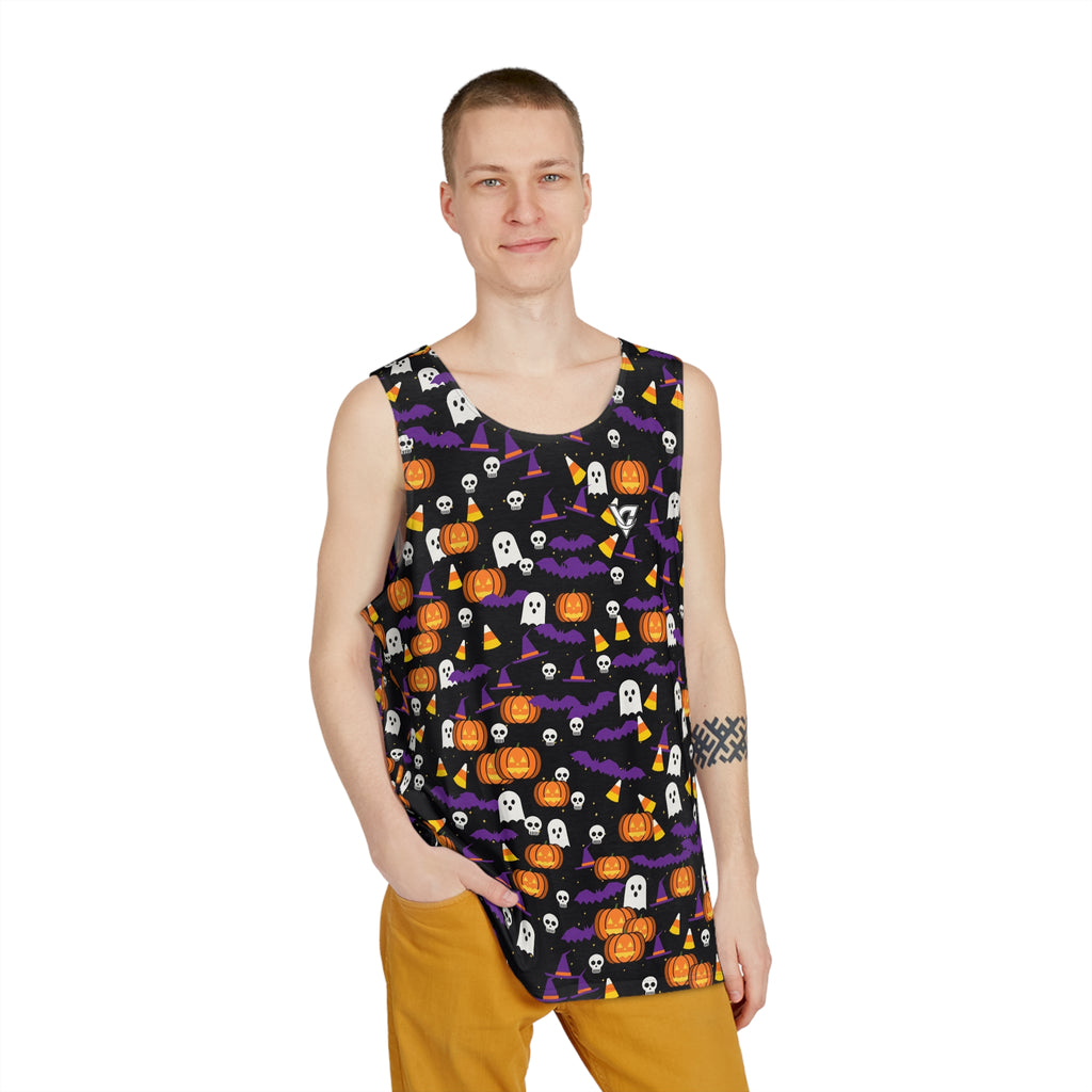 Halloween Midnight Pumpkin Spooky Mix Men's Athletic Tank