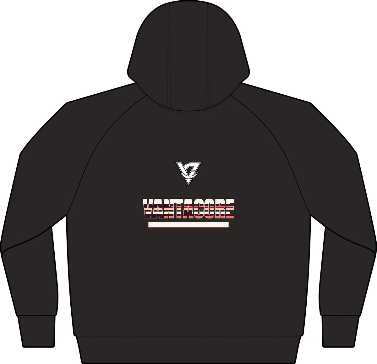 Coral Glitch Women's Hooded Training Jacket