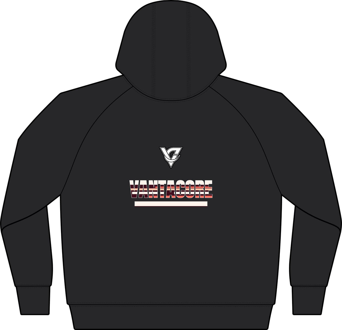 Coral Glitch Women's Hooded Training Jacket