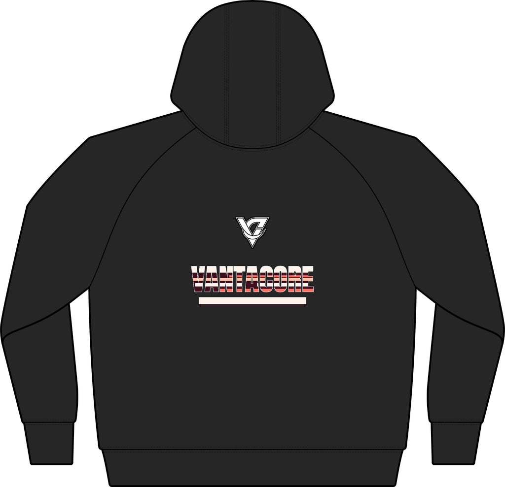 Coral Glitch Women's Hooded Training Jacket