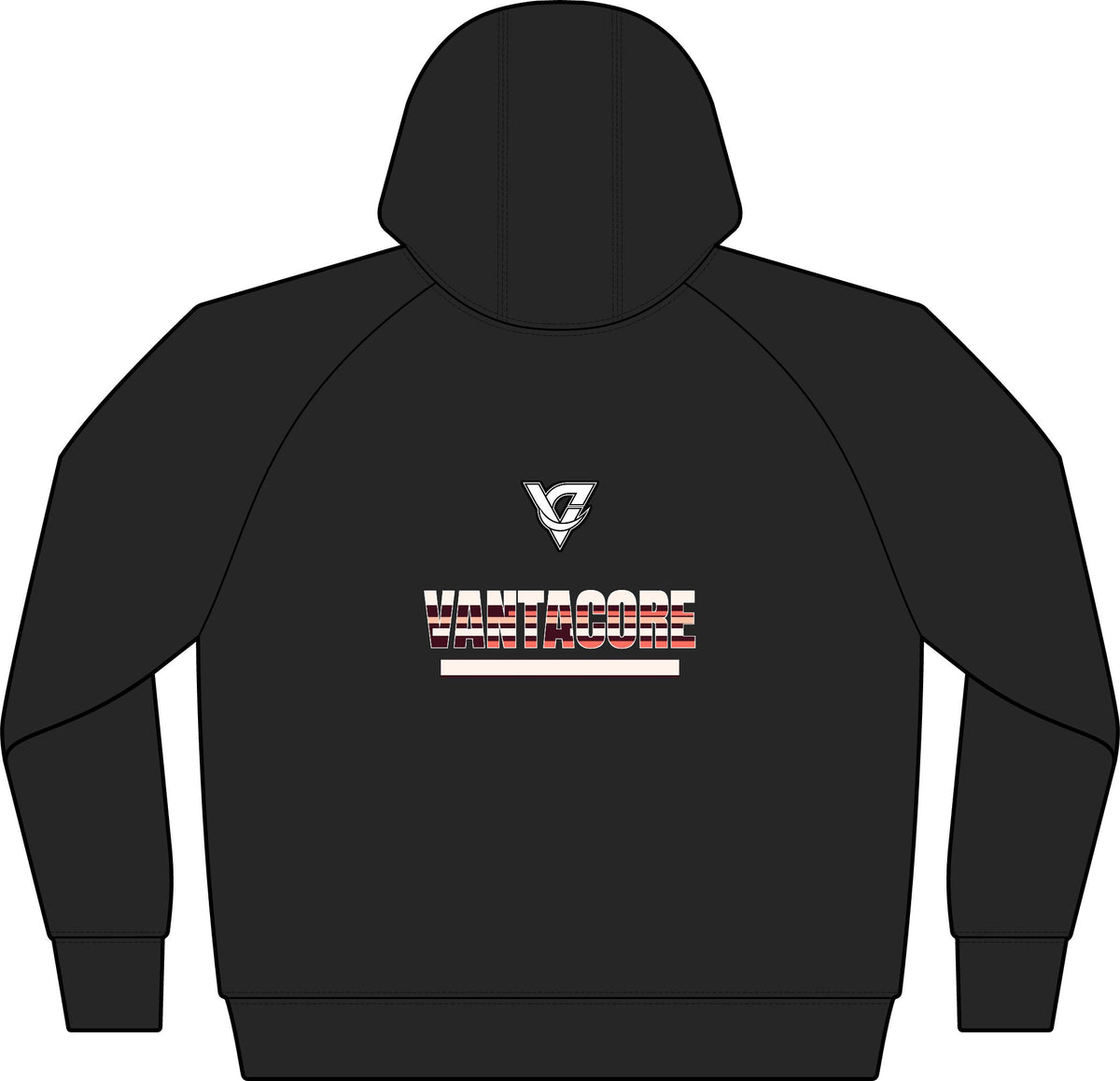 Coral Glitch Women's Hooded Training Jacket