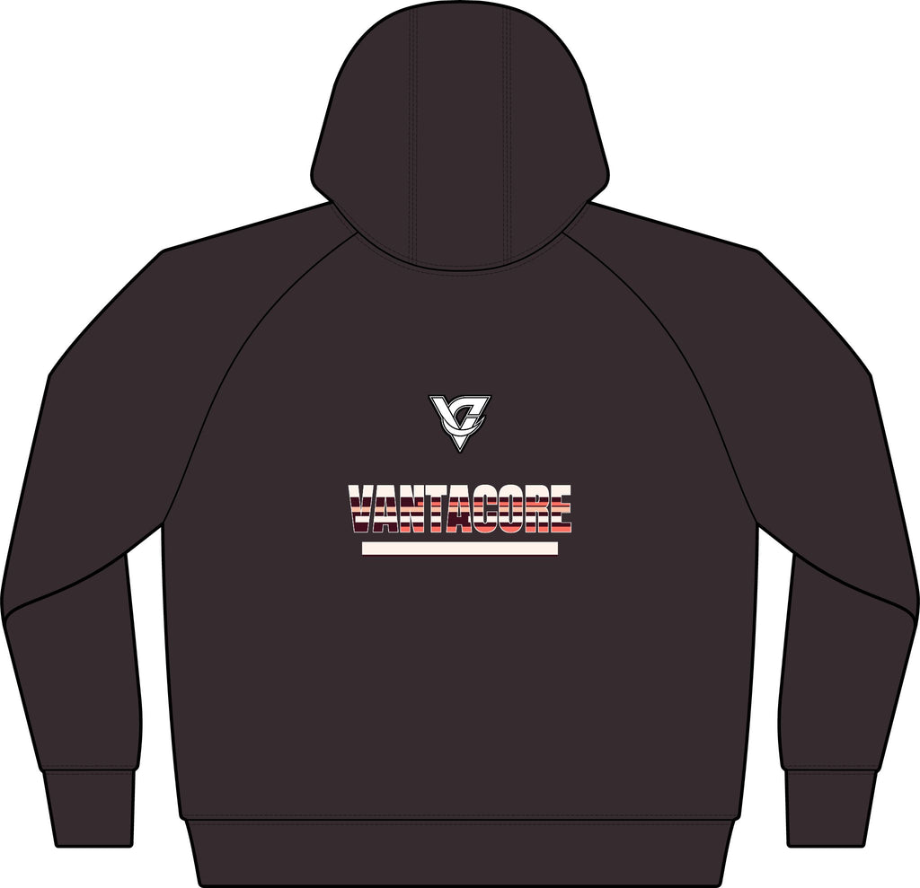 Coral Glitch Women's Hooded Training Jacket