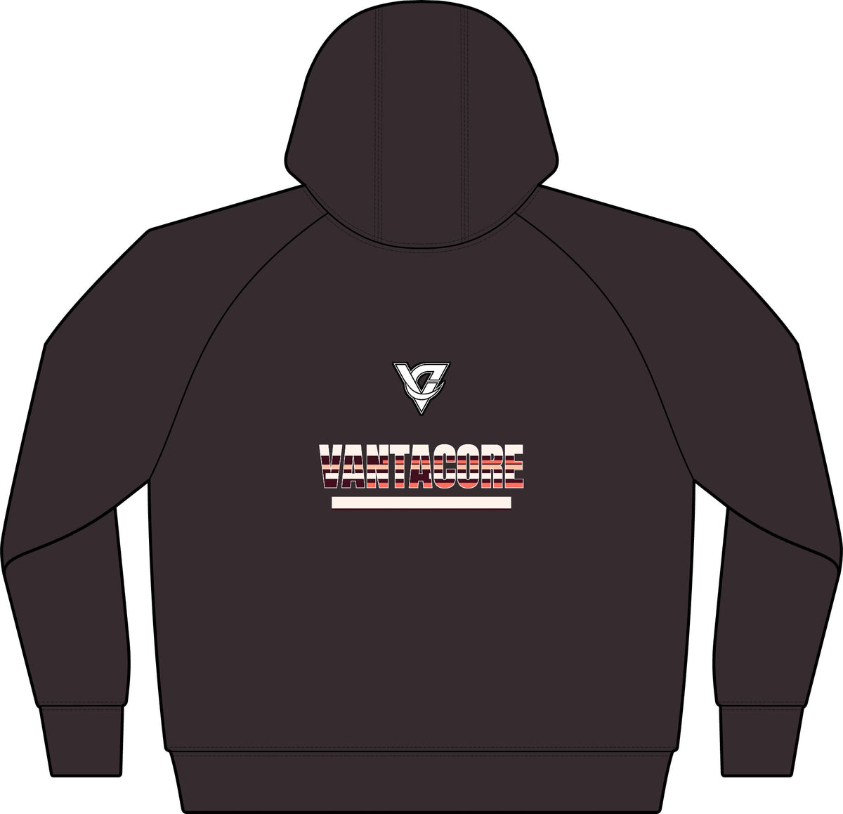 Coral Glitch Women's Hooded Training Jacket