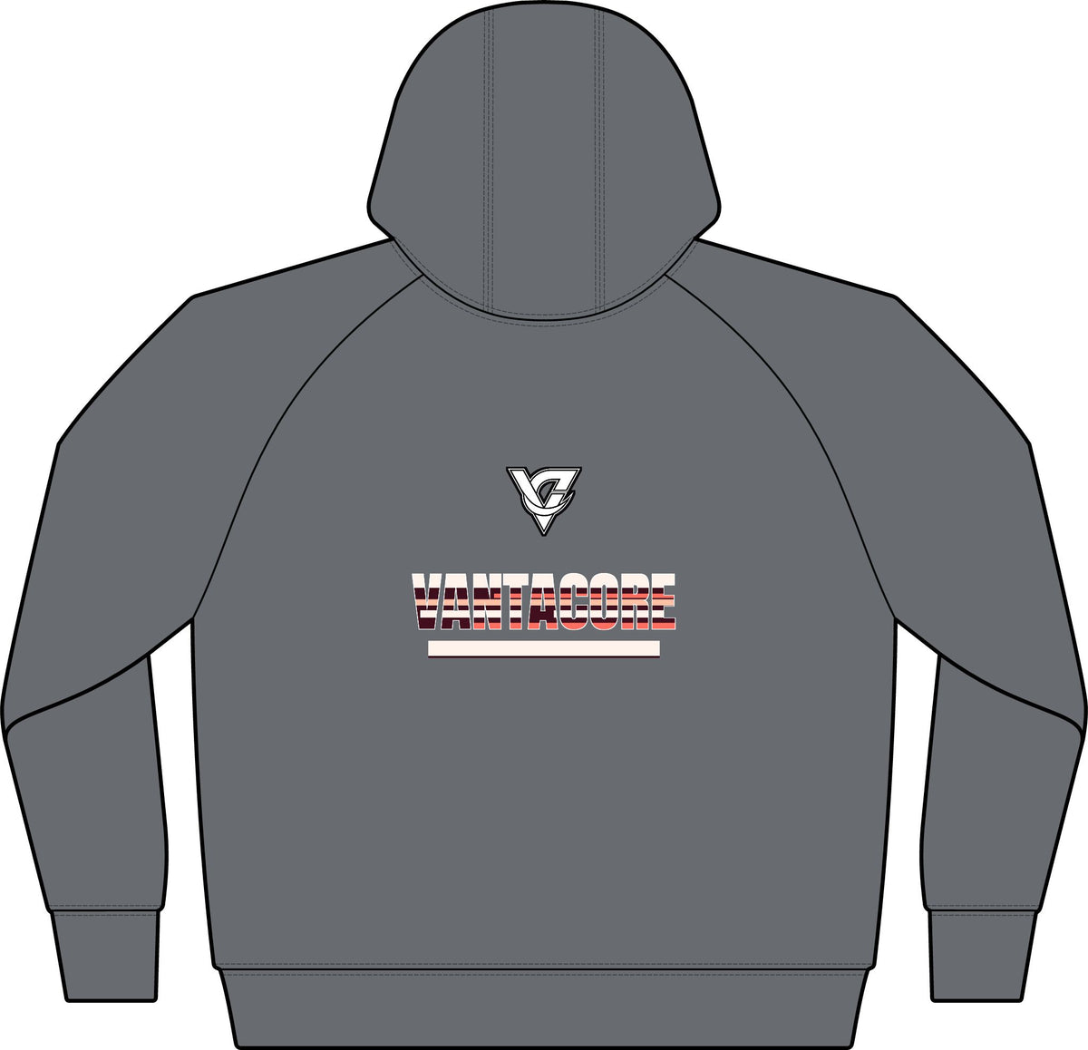 Coral Glitch Women's Hooded Training Jacket