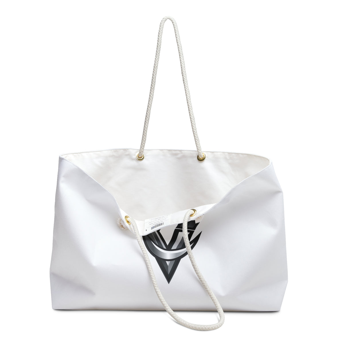 Monochrome VG Logo Weekender Bag by Vantacore Athletics, view 3