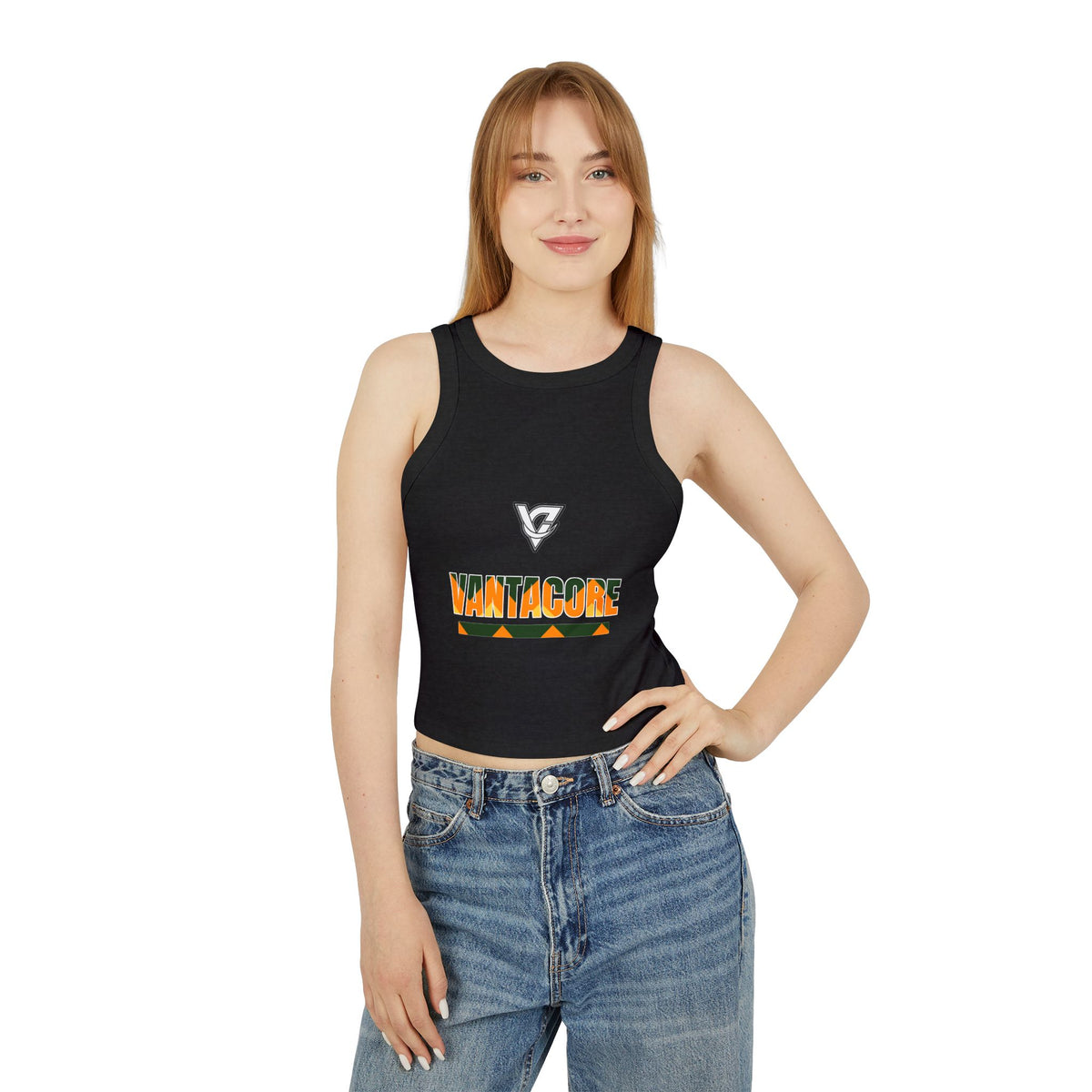 Citrus Chevron Women's Racerback Tank