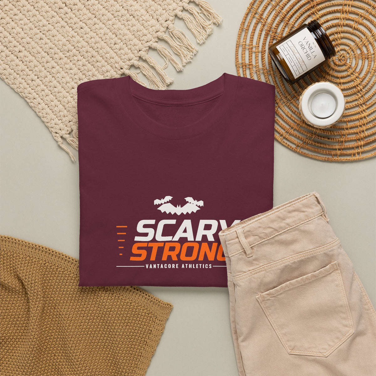 Scary Strong | Men's Halloween Graphic Gym T-Shirt