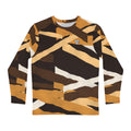 Desert Brushstroke Men's Long Sleeve Athletic Shirt