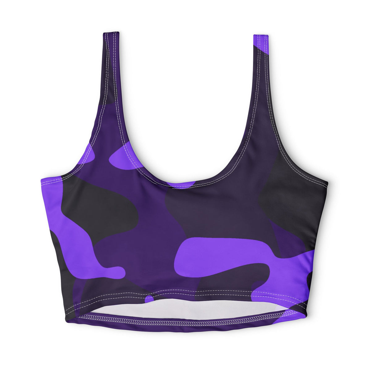 Grape Camo Sports Bra