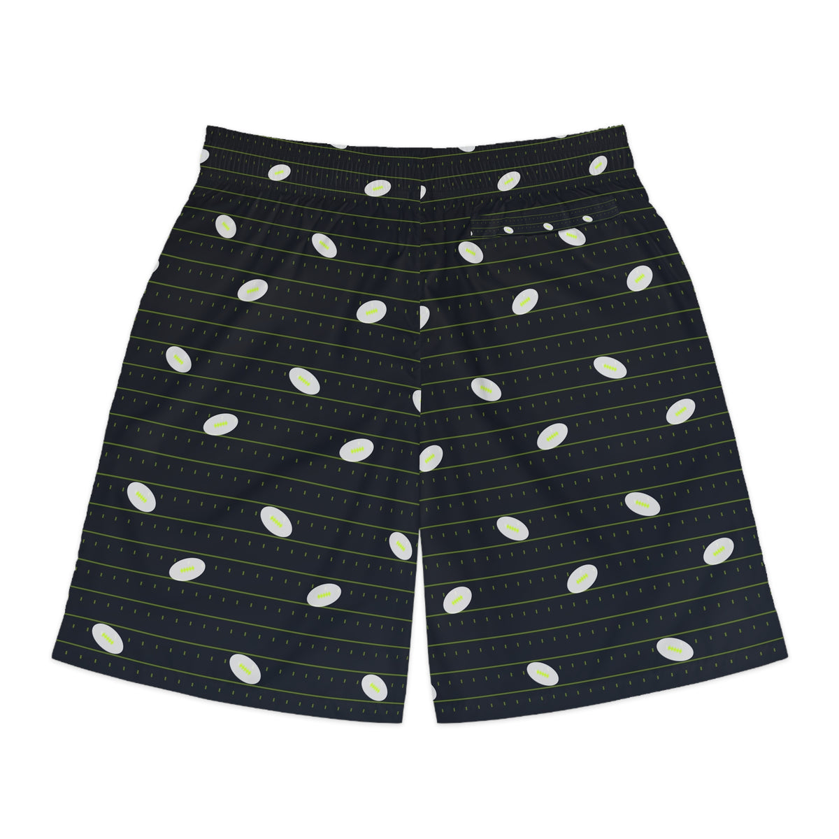 Football Volt Night Gridiron Men's Athletic Shorts with Pockets