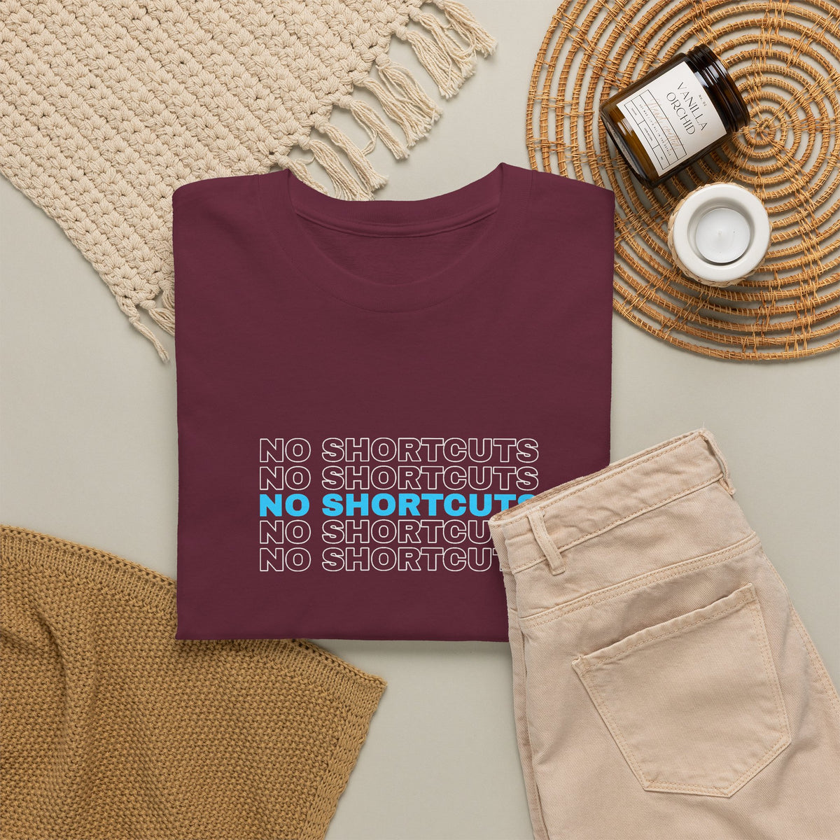 No Shortcuts | Men's Graphic Gym T-Shirt