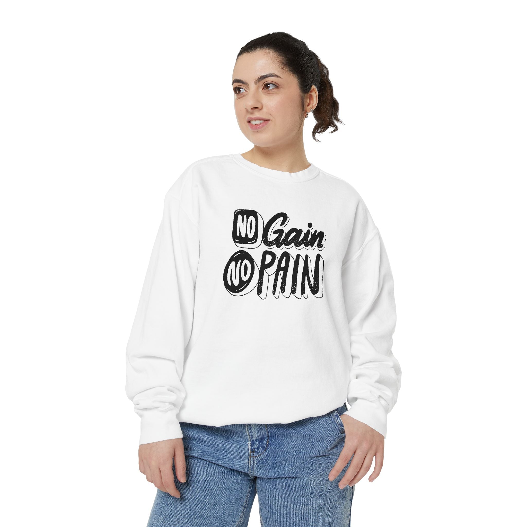 No Gain No Pain Sweatshirt | Motivational Fitness Crewneck