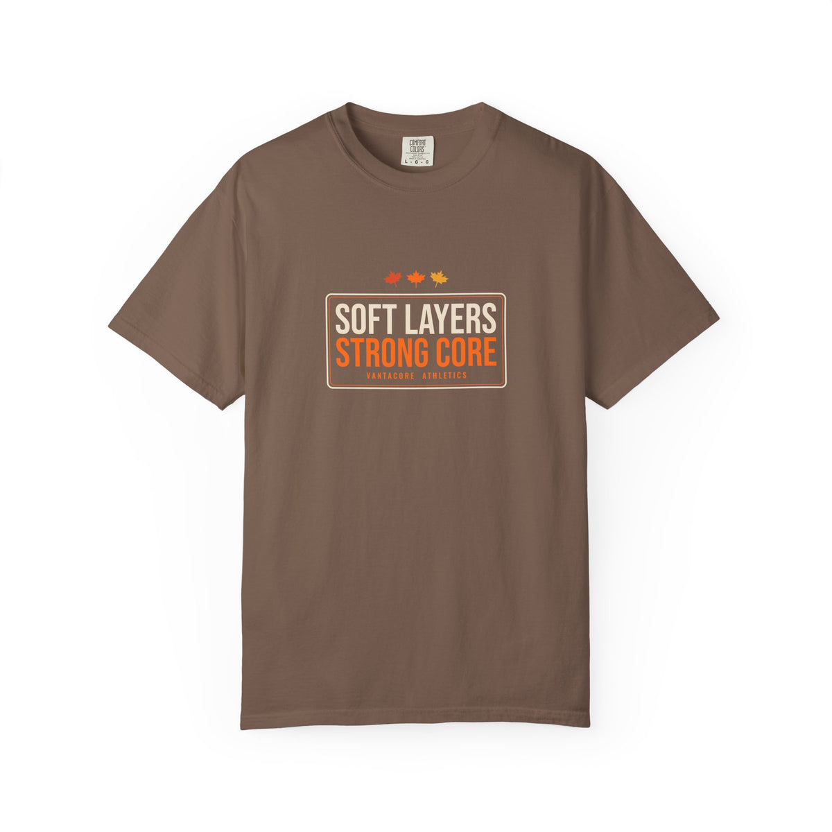 Soft Layers Strong Core | Women's Garment-Dyed Graphic Tee