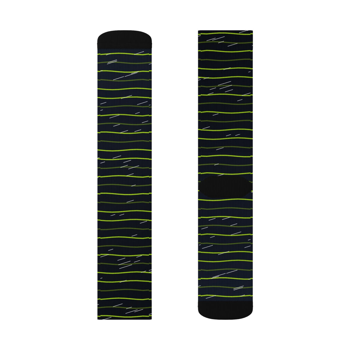 Running Volt Night Pace Lanes Athletic Crew Socks