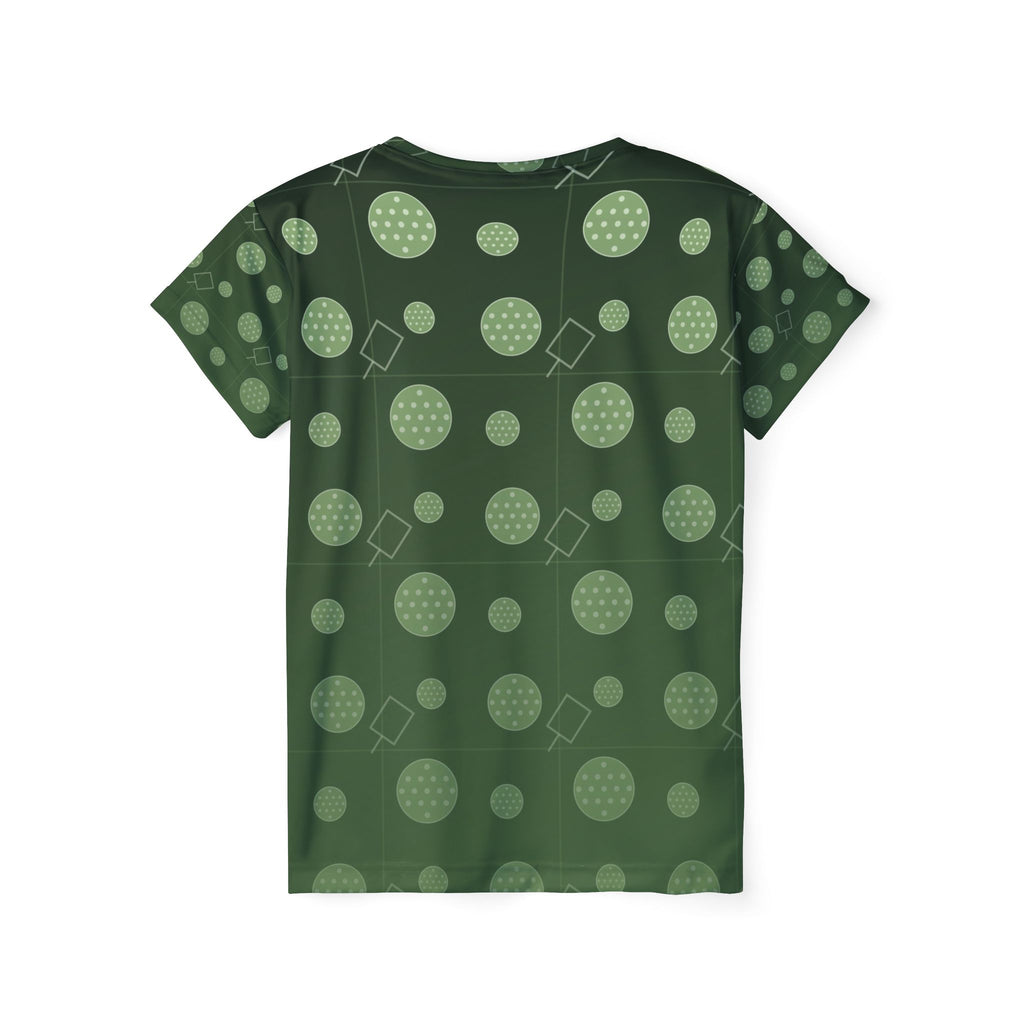 Pickleball Forest Camo Dink Dot Women's Sports Jersey