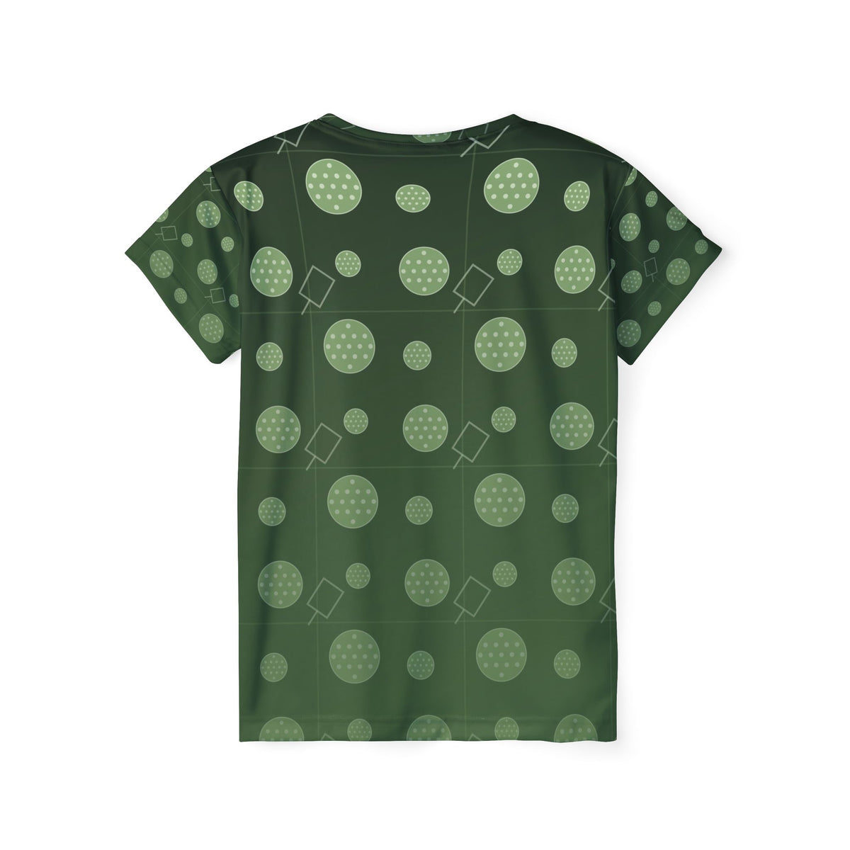 Pickleball Forest Camo Dink Dot Women's Sports Jersey