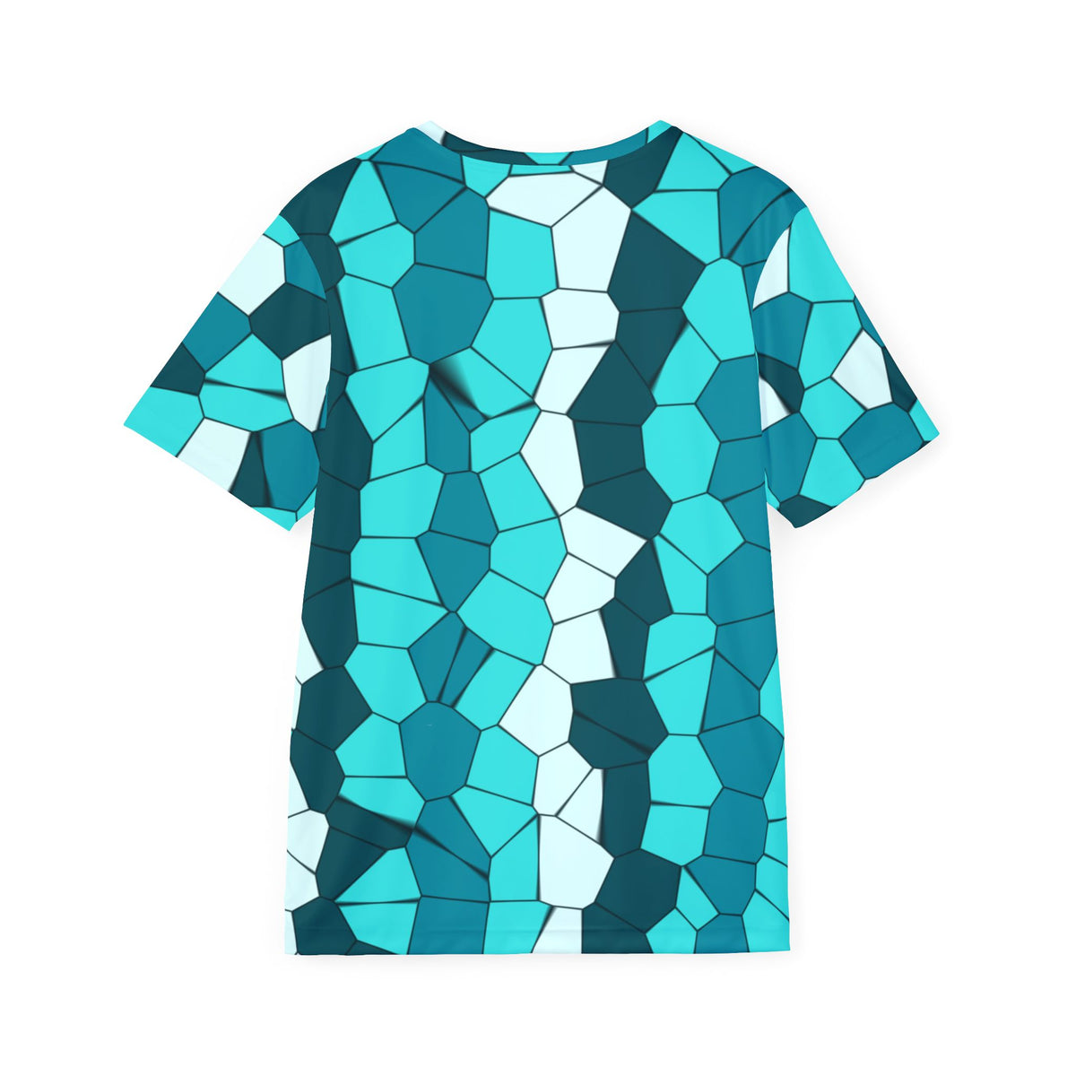 Aqua Mosaic Multipurpose Athletic Shirt