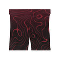 Spiced Wine Topo Women's Biker Shorts — High-Waist Workout Shorts