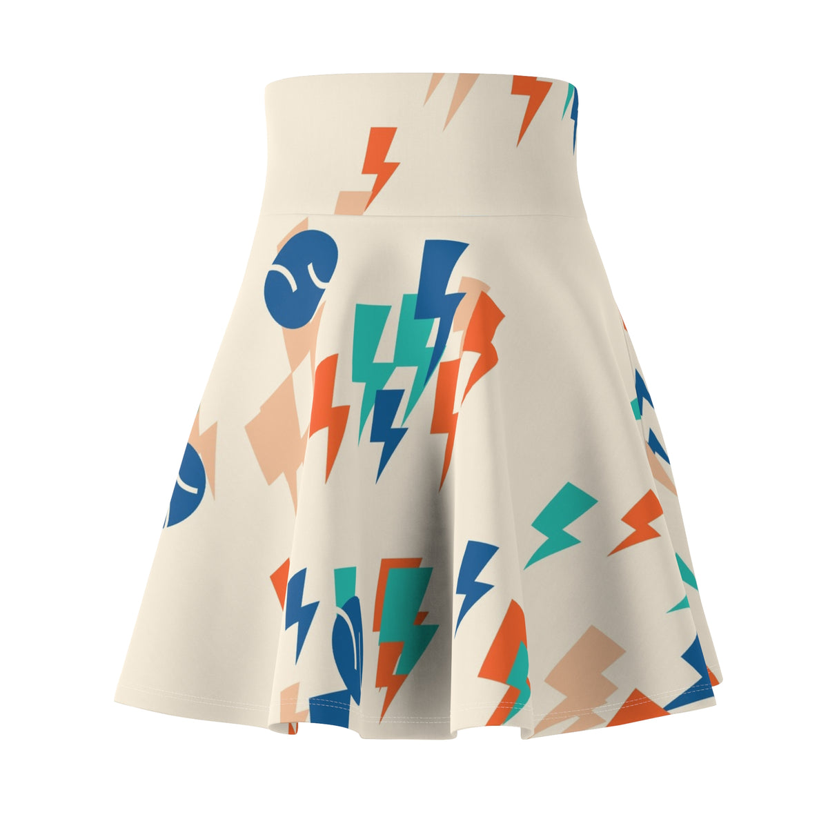 Tennis Papaya Splash Bolt Strike Women's Athletic Skater Skirt