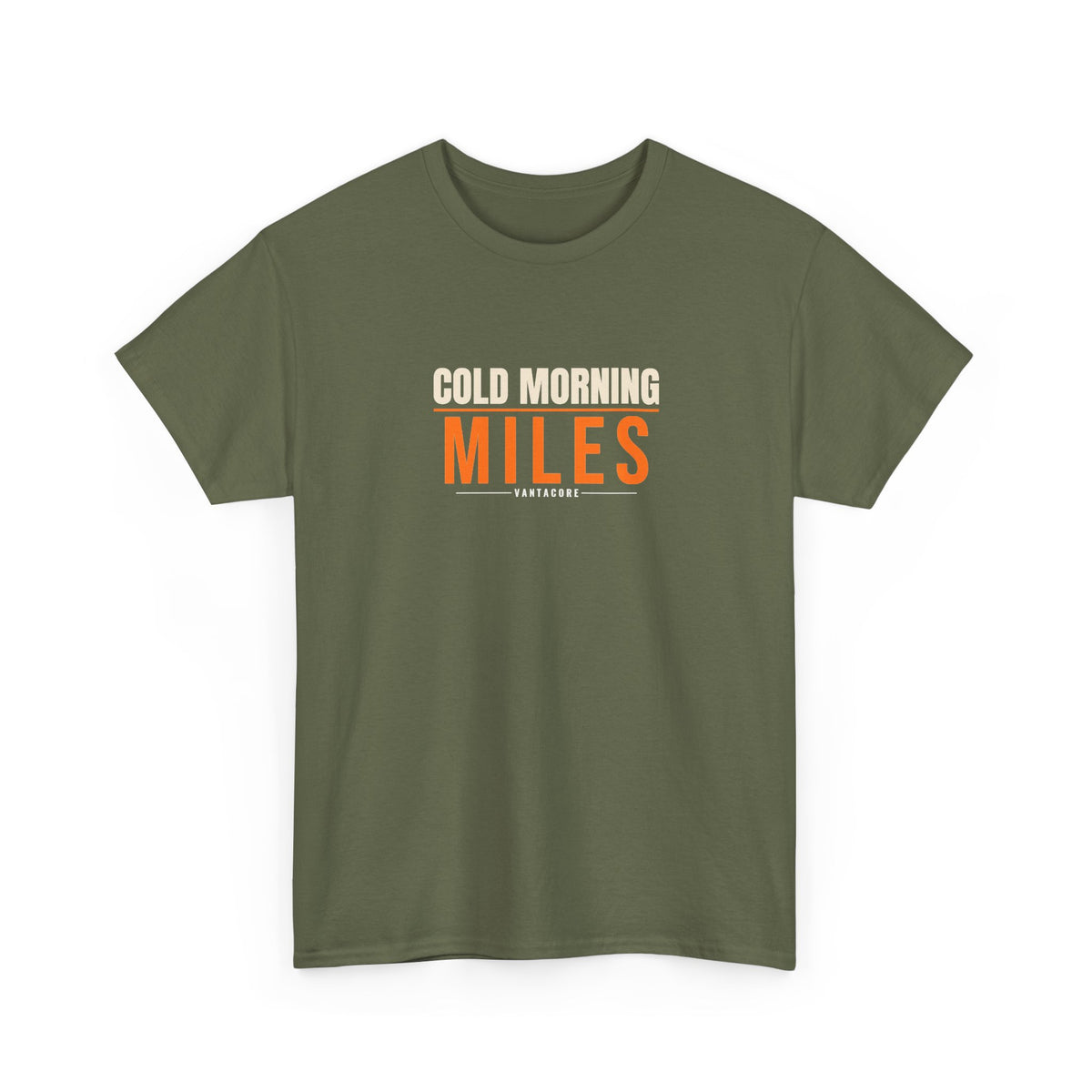 Cold Morning Miles | Men's Graphic Gym T-Shirt