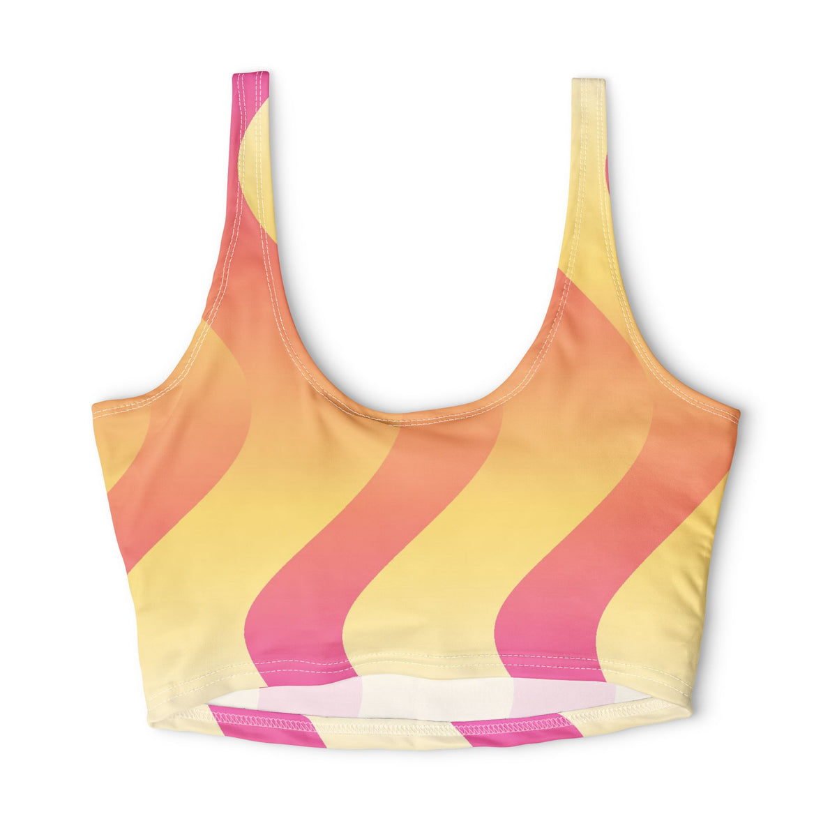 Sunset Synthwave Sports Bra