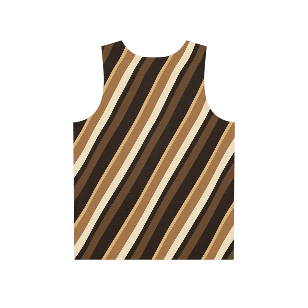 Desert Stripe Men's Athletic Tank