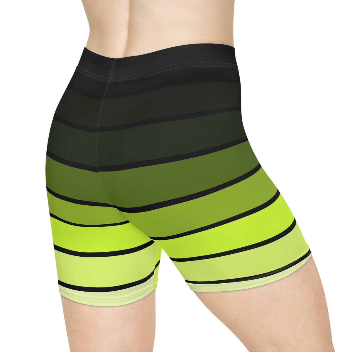 Volt Horizon Women's Biker Shorts — High-Waist Workout Shorts