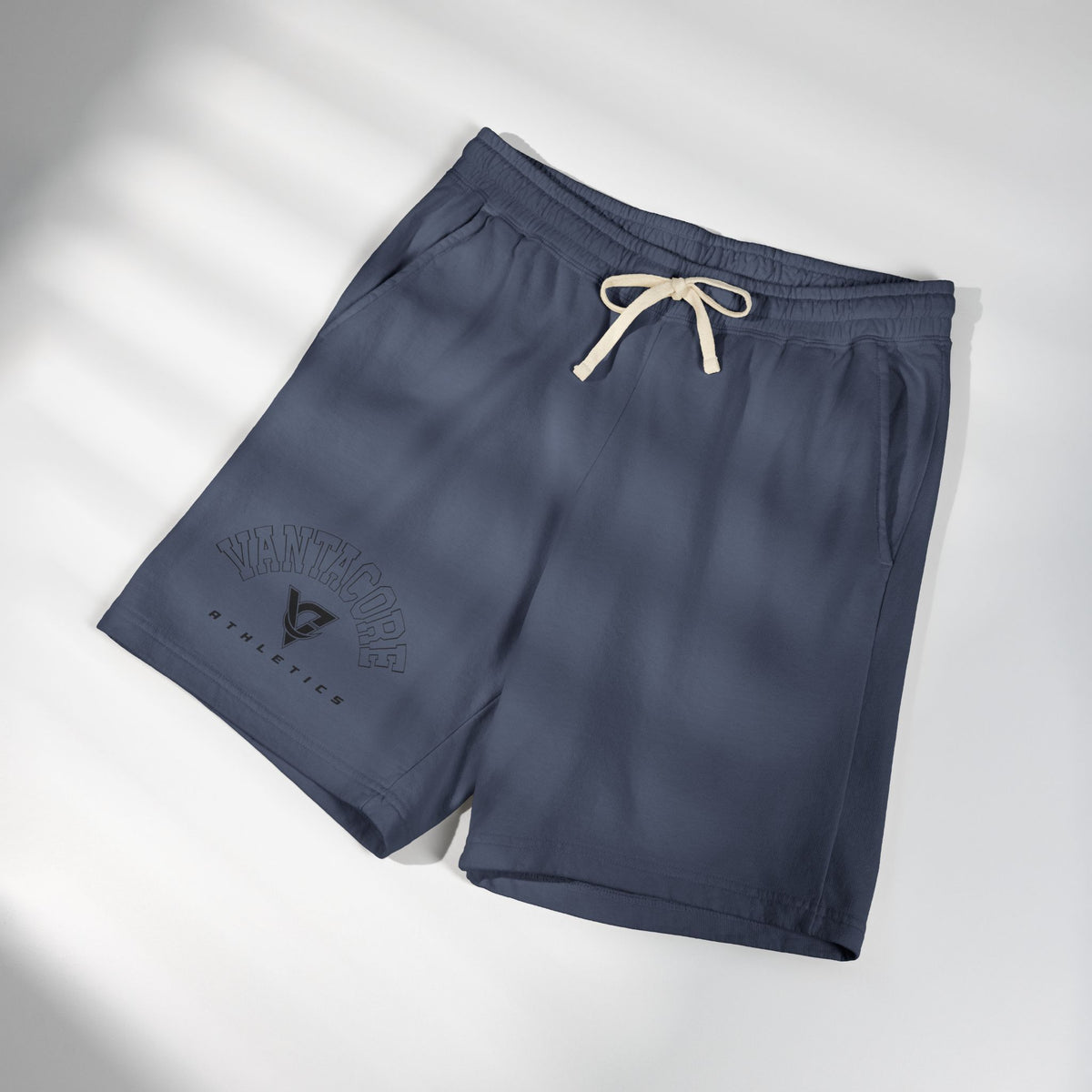 Vintagecore Athletic Sweat Shorts — Garment-Dyed Lightweight Fleece