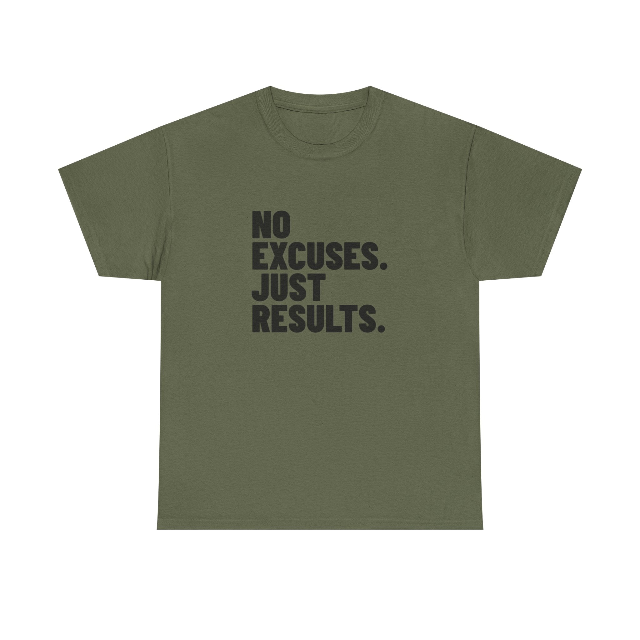 No Excuses. Just Results. | Motivational T-Shirt