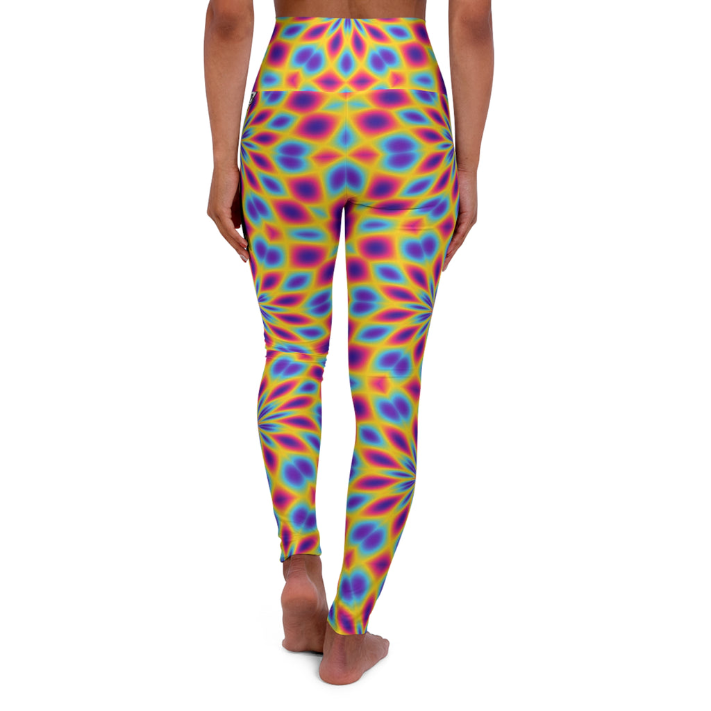 Kaleidoscope High-Waisted Yoga Leggings