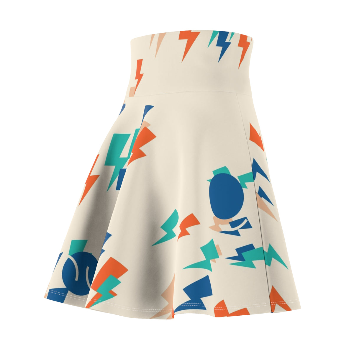 Tennis Papaya Splash Bolt Strike Women's Athletic Skater Skirt