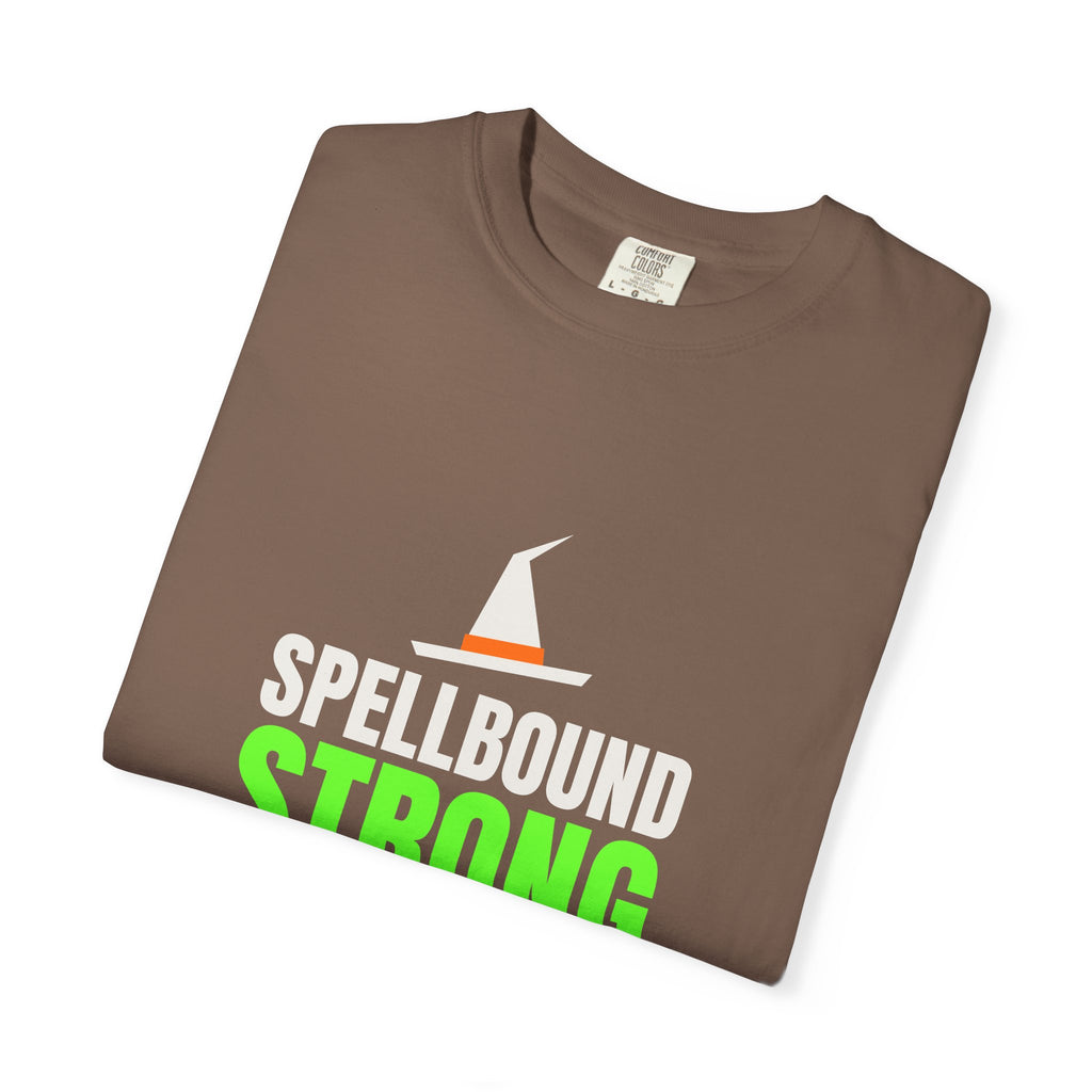 Spellbound Strong | Women's Halloween Garment-Dyed Graphic Tee