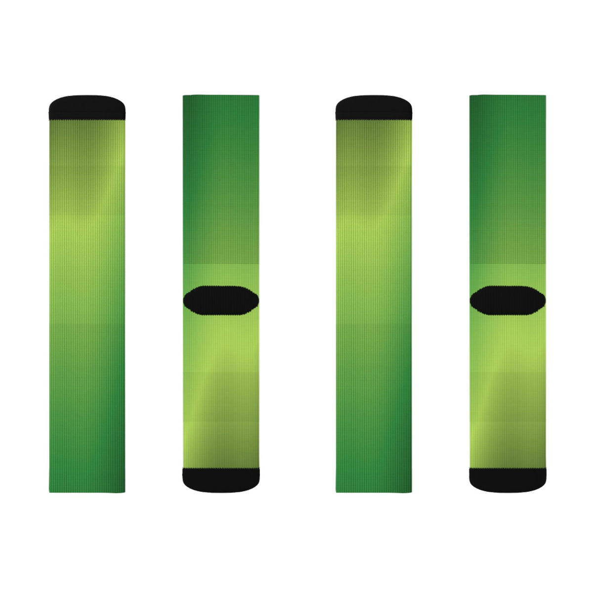 Jungle Ombre Athletic Crew Socks