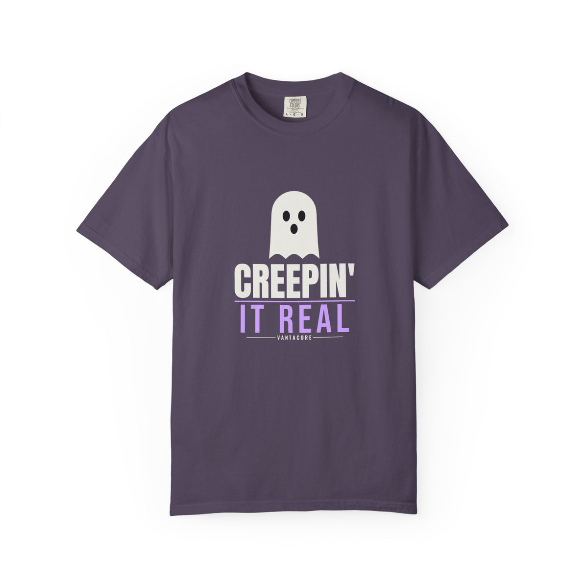Creepin' It Real | Women's Halloween Garment-Dyed Graphic Tee