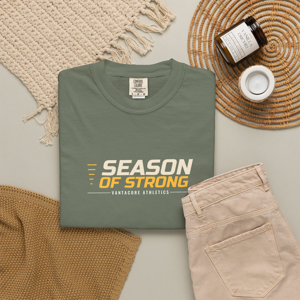 Season Of Strong | Women's Garment-Dyed Graphic Tee