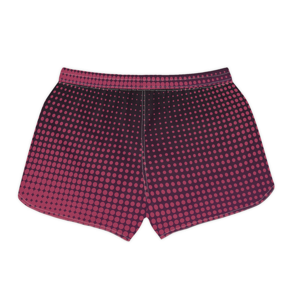 Women's Multipurpose Athletic Shorts with Pockets | Plum Spice Halftone