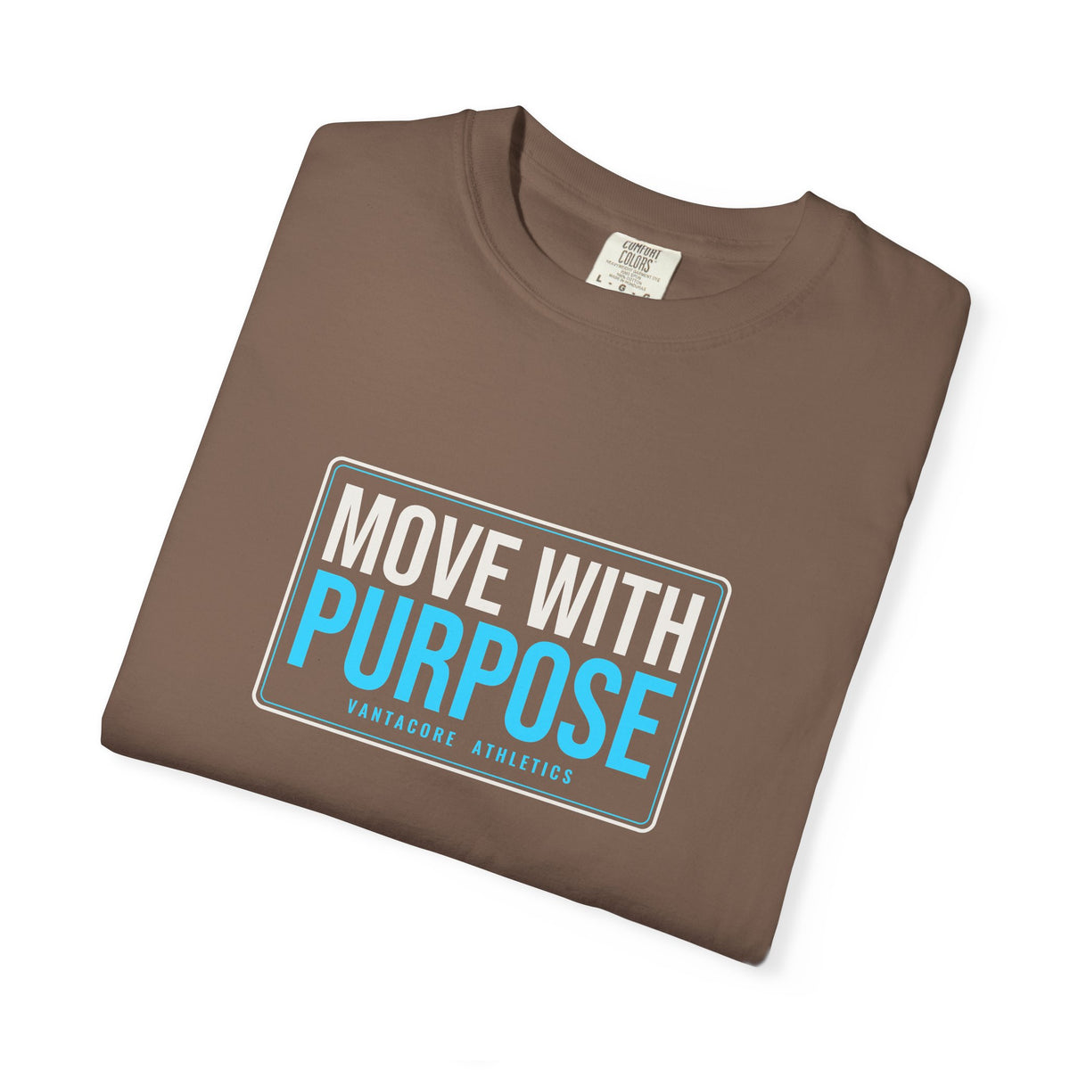 Move With Purpose | Women's Garment-Dyed Graphic Tee