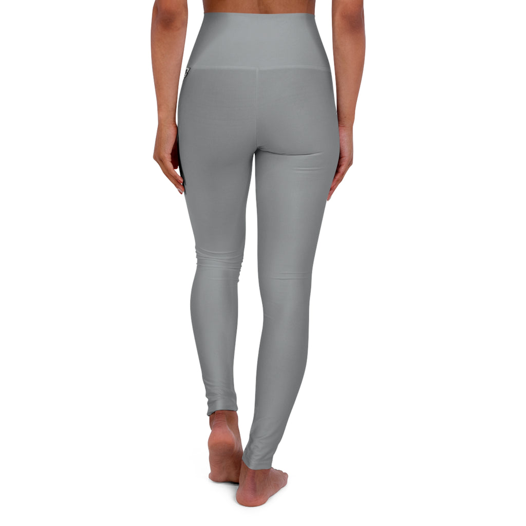 Stone Grey Essential High-Waisted Yoga Leggings