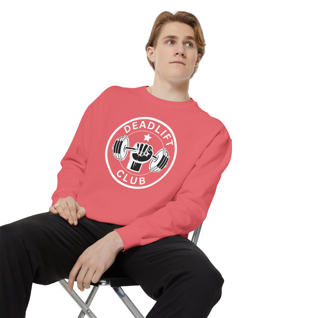 Deadlift Club Sweatshirt | Vintage Weightlifting Crewneck