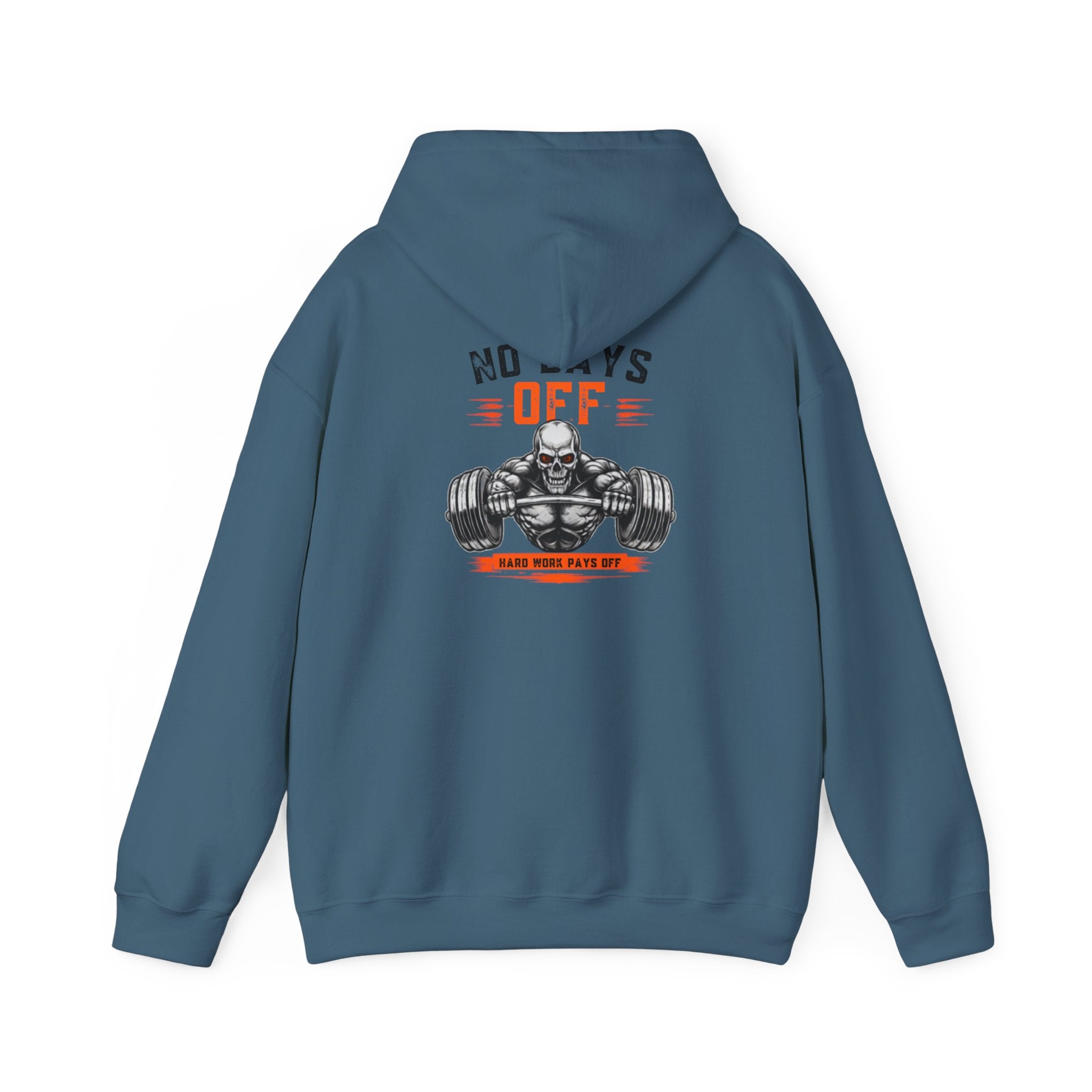 No Days Off | Heavy Hooded Sweatshirt