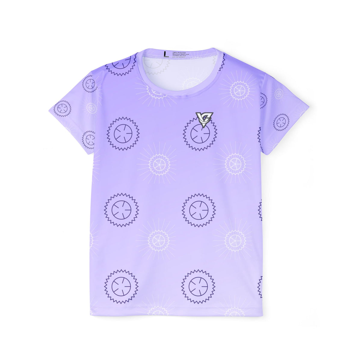 Cycling Lavender Mist Chainring Women's Sports Jersey