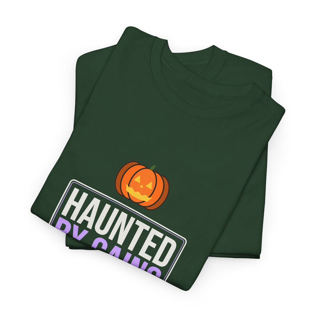 Haunted By Gains | Men's Halloween Graphic Gym T-Shirt