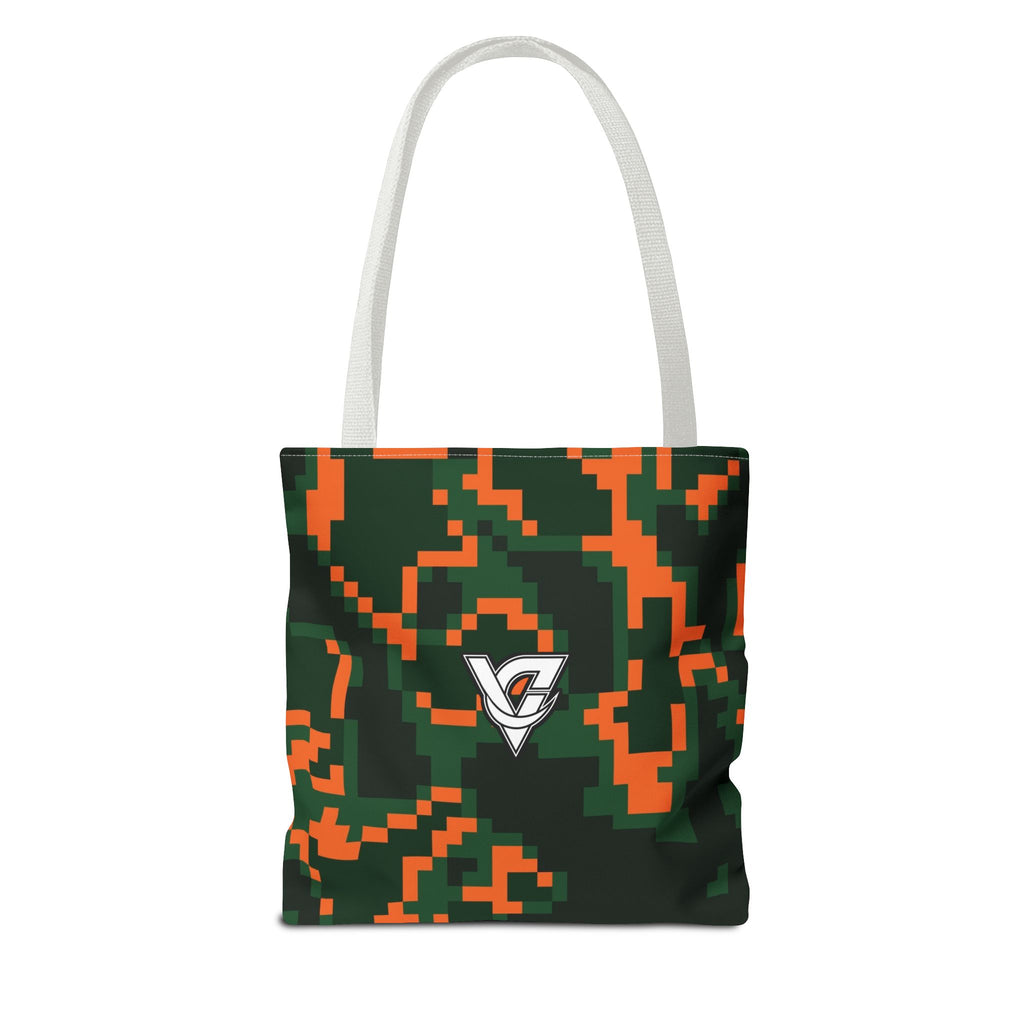 Evergreen Ember Digital Camo Tote Bag — All-Over Print Gym & Everyday Tote