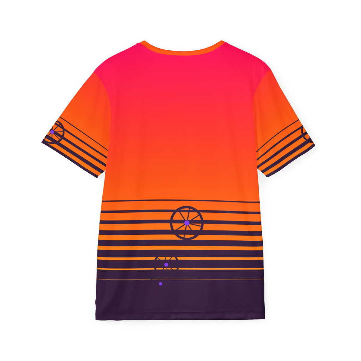 Cycling Berry Blast Horizon Fade Men's Sports Jersey